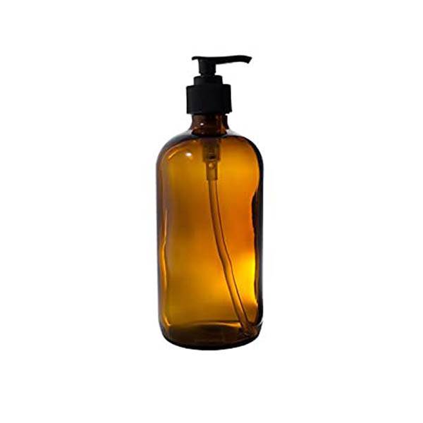 500ml Cobalt blue_Amber Glass Soap Dispenser Bottle_yythkg